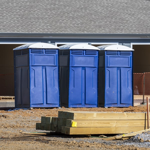 how can i report damages or issues with the porta potties during my rental period in Felch Michigan